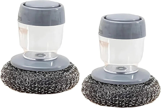 Premium Quality Kitchen Soap Palm Brush(Pack of 2)