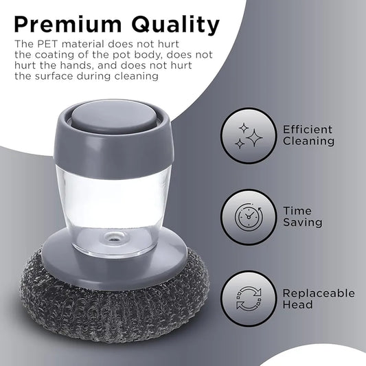 Premium Quality Kitchen Soap Palm Brush(Pack of 2)