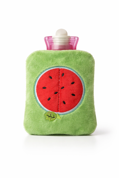 Hot Water Bottle with Rubber Cover – Pain Relief Comfort