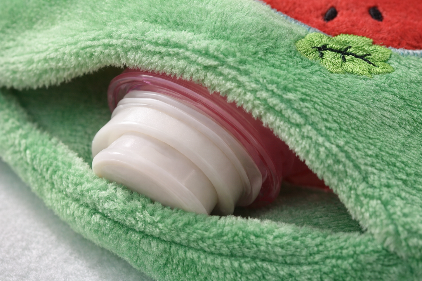 Hot Water Bottle with Rubber Cover – Pain Relief Comfort