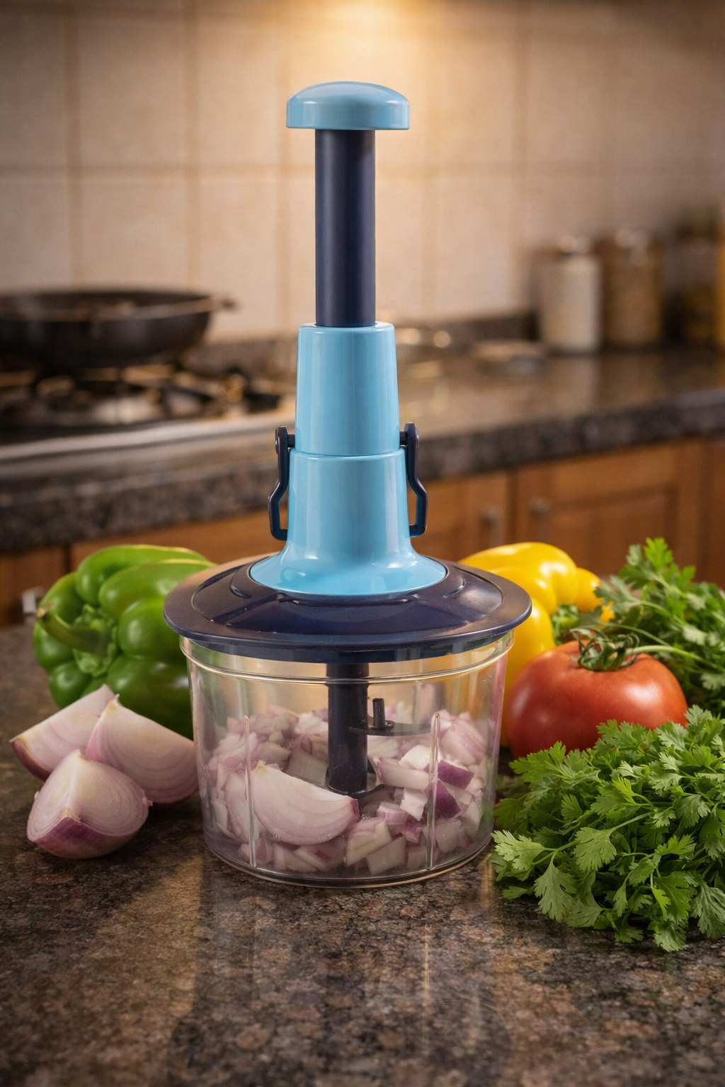 Manual Fruit & Vegetable Chopper – Easy Kitchen Prep
