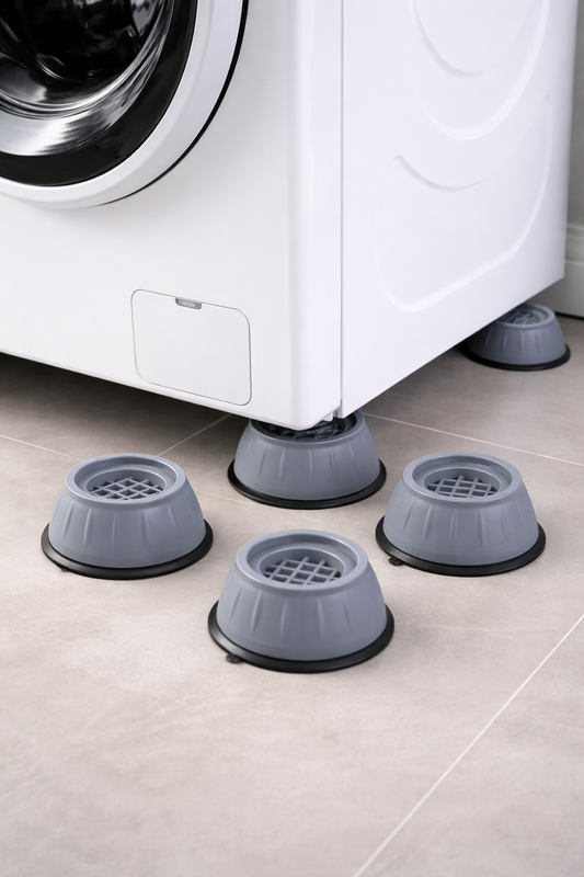 Anti-Vibration Pads for Washing Machine / Dryer – 4-Piece Shock-Proof Set