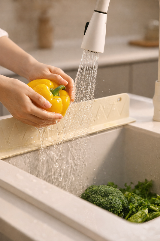 Silicone Splash Guard – Water Splash Protector (Pack of 2)