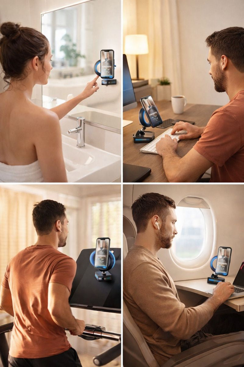Vacuum Suction Magnetic Phone Holder – Hands-Free Mount