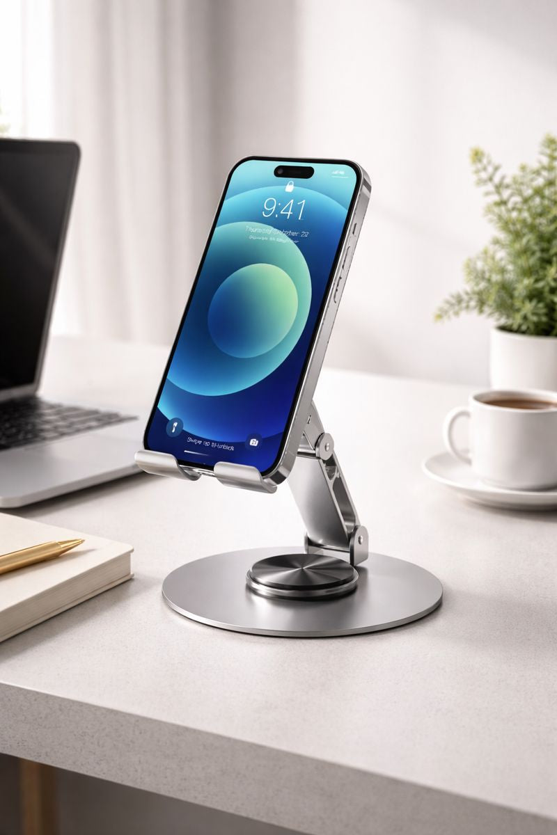 Aluminium 360° Rotatable Phone & Tablet Stand