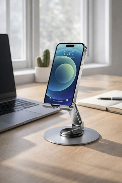 Aluminium 360° Rotatable Phone & Tablet Stand