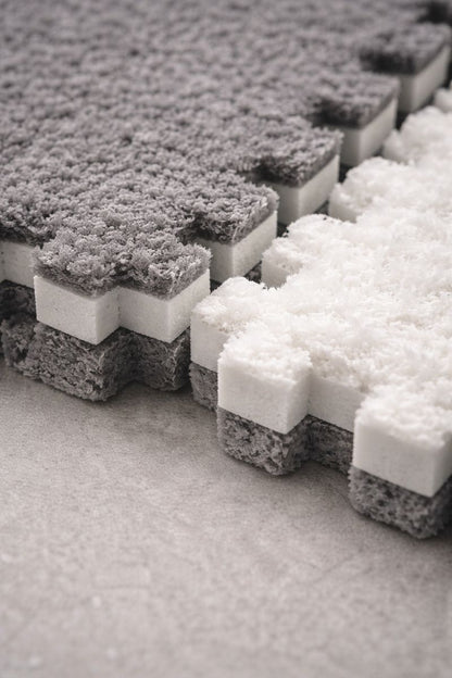 Interlocking Carpet Tiles – 6-Piece Floor Mat Set