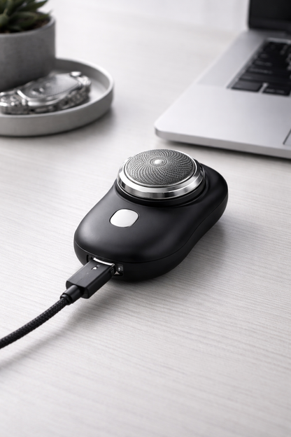 Mini Electric Shaver – Portable USB Rechargeable Grooming