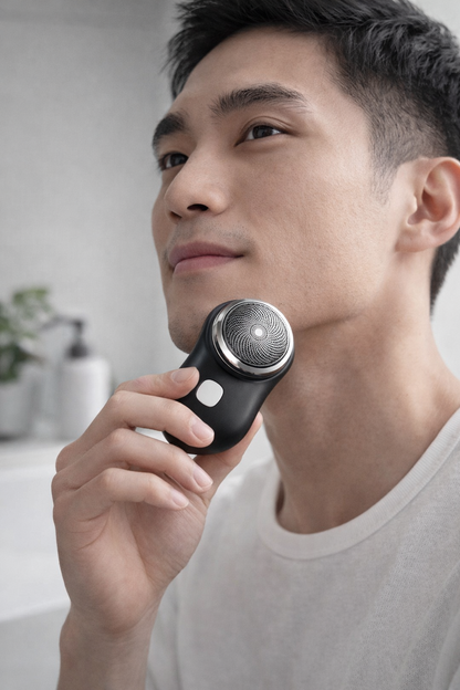 Mini Electric Shaver – Portable USB Rechargeable Grooming